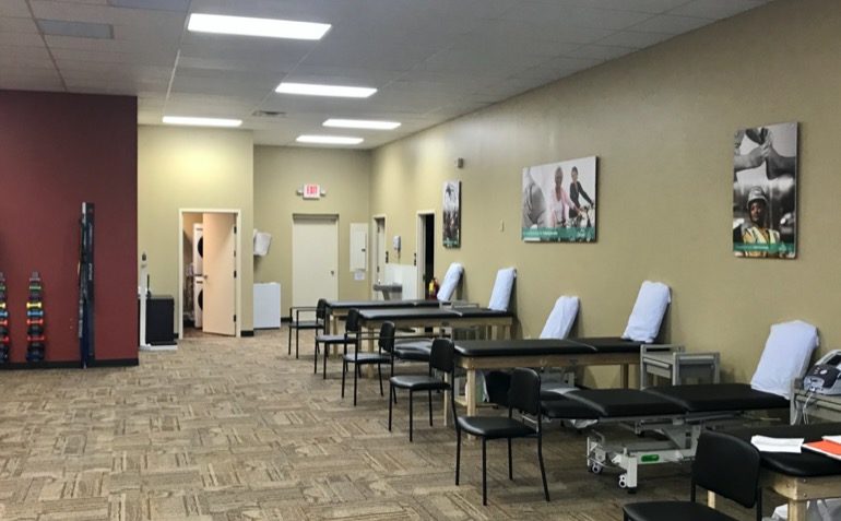 Drayer Physical Therapy in Lawrenceburg, IN Treatment Area